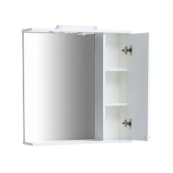 Зеркальный шкаф подвесной SanStar Lira 60 для ванной комнаты белый