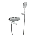 Смеситель для ванны с душем Gappo G3283-8 белый / хром