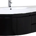 Тумба с раковиной Aquanet Опера 115 L 212994 черная