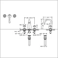 Душевая стойка Bravat Rhein F6429564BW-A-ENG черная