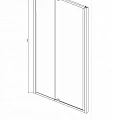 Душевая дверь в нишу Bravat Line 100x200см BD100.4112A профиль хром, стекло прозрачное