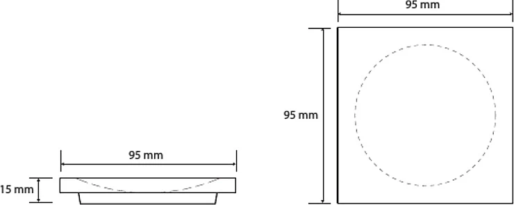 Мыльница Bemeta Gamma 145708314 белая матовая