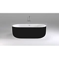 Акриловая ванна Black & White Swan SB109 Black 170x80см 109SBBL черная глянцевая