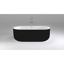 Акриловая ванна Black & White Swan SB109 Black 170x80 109SBBL черная глянцевая
