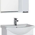Мебель для ванной Aquanet Асти 65 белый зеркало шкаф/полка