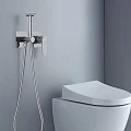 Гигиенический душ Aquatek Оберон AQ1220CR со смесителем, с внутренней частью, хром