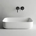 Раковина накладная Ceramica Nova Element CN5004 белая глянцевая