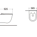 Комплект унитаз Set Aquatek Европа AQ1900-00 + инсталляция Aquatek Standard INS 4в1