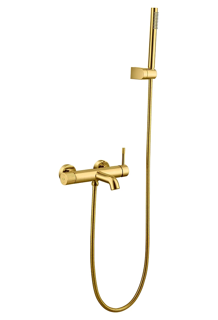 Смеситель для ванны с душем Boheme Uno Gold 463-G золото