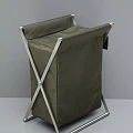 Корзина для белья Allen Brau Priority 00312048 сталь/оливковый