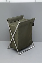 Корзина для белья Allen Brau Priority 00312048 сталь/оливковый