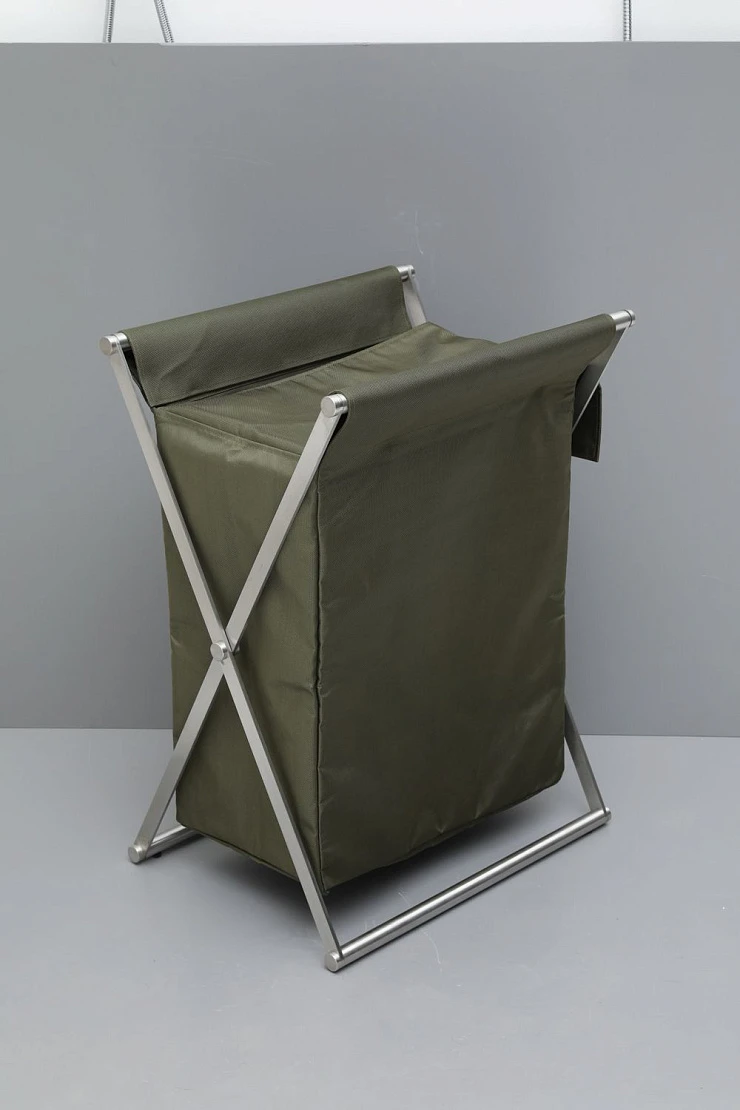 Корзина для белья Allen Brau Priority 00312048 сталь/оливковый