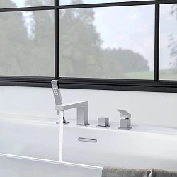 Смеситель на борт ванны Aquatek Либра AQ1648CR хром