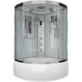 Душевая кабина Niagara Luxe 120x120см NGL-7744W профиль серебро