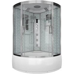 Душевая кабина Niagara Luxe 120x120см NGL-7744W профиль серебро