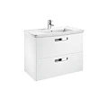 Тумба под раковину Roca Gap 80 ZRU9302877 белая глянцевая