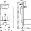 Система инсталляции для унитазов BelBagno BB-001-120