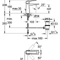 Смеситель для раковины Grohe Allure Brilliant 23029000 хром