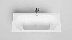 Ванна из искусственного камня Salini Ornella axis Kit 104713G 170x70 белая глянцевая