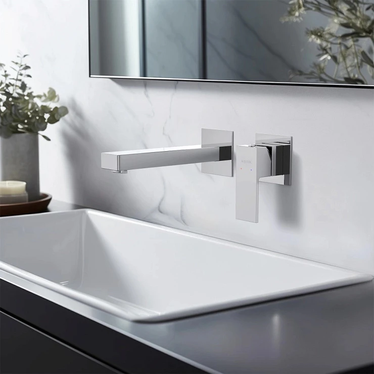 Смеситель для раковины Aquatek Либра AQ1613CR с внутренней частью, хром