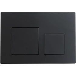 Кнопка смыва Veconi Flush V4 FLV4-B черная матовая