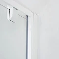 Душевая дверь в нишу Cezares 70см RELAX-BA-1-70-P-Bi профиль белый, стекло рифленое