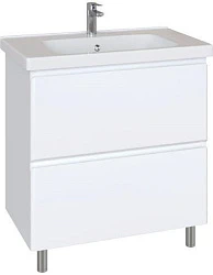 Тумба с раковиной SanStar Arista 100 235.1-1.5.1.К белая глянцевая