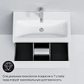 Тумба с раковиной AM.PM Gem 75 напольная, белый глянец