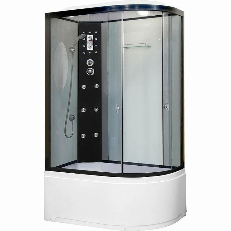 Душевая кабина Niagara Ultra 120х80см NG-1910 L профиль черный