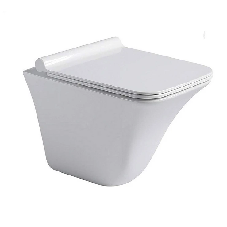 Унитаз подвесной Black & White Universe W-720 белый глянец