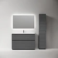 Тумба под раковину Sancos Folk Floor 120 FL120FGS напольная, Grey soft