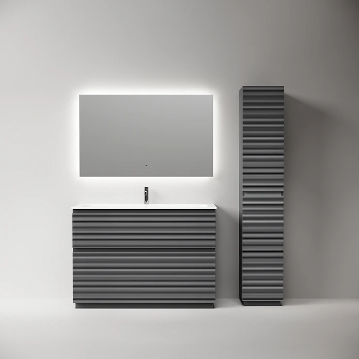 Тумба под раковину Sancos Folk Floor 120 FL120FGS напольная, Grey soft
