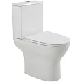 Унитаз-компакт BelBagno Lounge BB045CPR с бачком BB045/051T и крышкой-сиденьем BB045/051SC белый