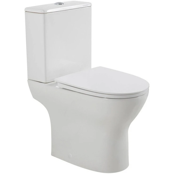Унитаз-компакт BelBagno Lounge BB045CPR с бачком BB045/051T и крышкой-сиденьем BB045/051SC белый