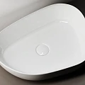 Раковина накладная Ceramica Nova Element CN5003 белая глянцевая