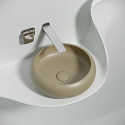 Раковина накладная Ceramica nova Element 360*360*120мм CN6050MC капучино матовая