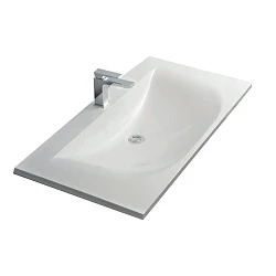 Раковина встраиваемая Cezares 100см CEZ1000/500-LV-MR белая