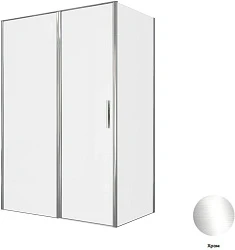 Душевой уголок Allen Brau Priority 140x80см 3.31034.00+3.31040.00 профиль хром, стекло прозрачное