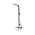 Душевая стойка Bravat Arc D224C-ENG хром