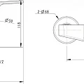 Смеситель для душа Bravat Arc F96061K-01-ENG черный