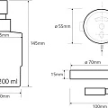 Дозатор Bemeta Omega 104109182 хром