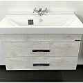 Тумба с раковиной Comforty Никосия 80 00004138839 дуб белый