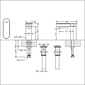 Смеситель для раковины Bravat Diamond F118102G-2-ENG золото