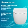 Унитаз подвесной Ceramica Nova Play CN3001 белый глянец