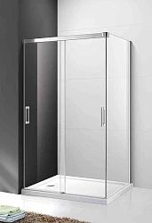 Душевой уголок Cezares Tandem 120x80см TANDEM-SOFT-AH-2-120/80-C-Cr-IV хром, стекло прозрачное