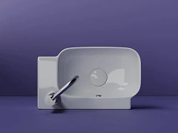 Раковина подвесная Ceramica Nova Element CN6074L белая глянец