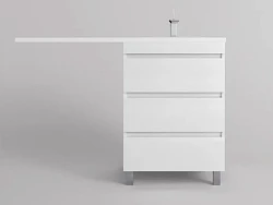 Тумба под раковину Style Line Даллас Леон 120 СС-00002439 белый глянец