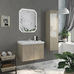 Тумба с раковиной Comforty Кремона 80 00-00001040CF латте