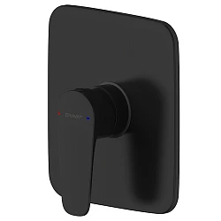 Смеситель встраиваемый для душа Bravat Source PB8173218BW-ENG черный