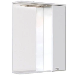 Зеркальный шкаф подвесной SanStar Cristal 60 для ванной комнаты белый